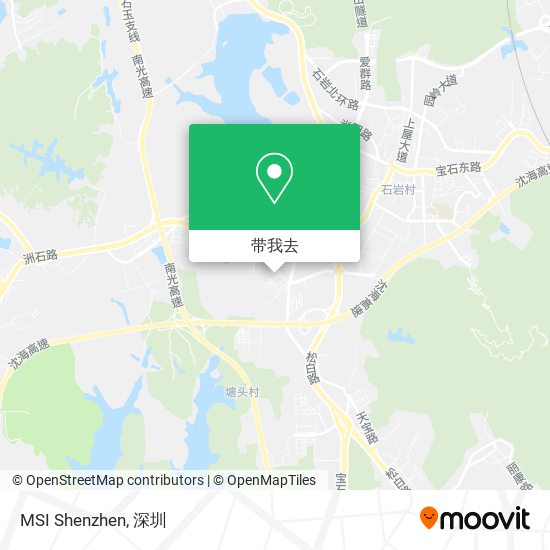 MSI Shenzhen地图