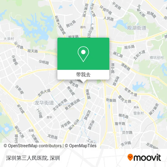 深圳第三人民医院地图