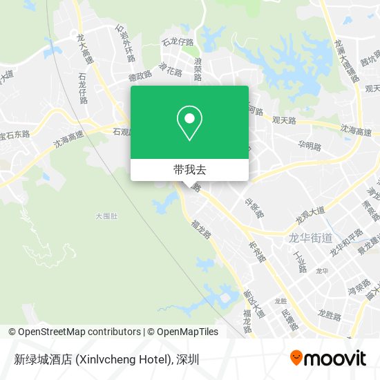 新绿城酒店 (Xinlvcheng Hotel)地图