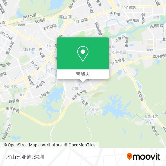坪山比亚迪地图