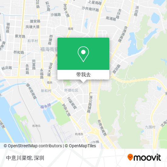 中意川菜馆地图