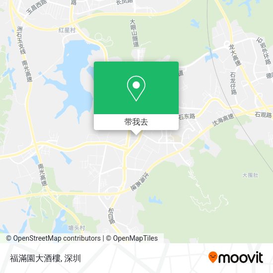 福滿園大酒樓地图