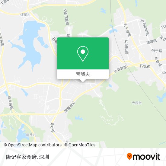 隆记客家食府地图