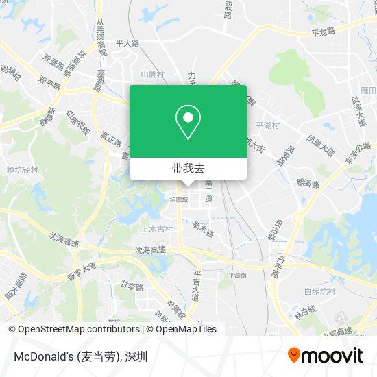 McDonald's (麦当劳)地图