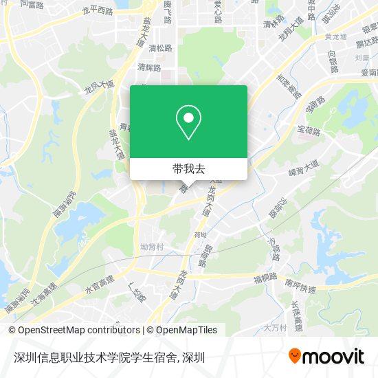 深圳信息职业技术学院学生宿舍地图
