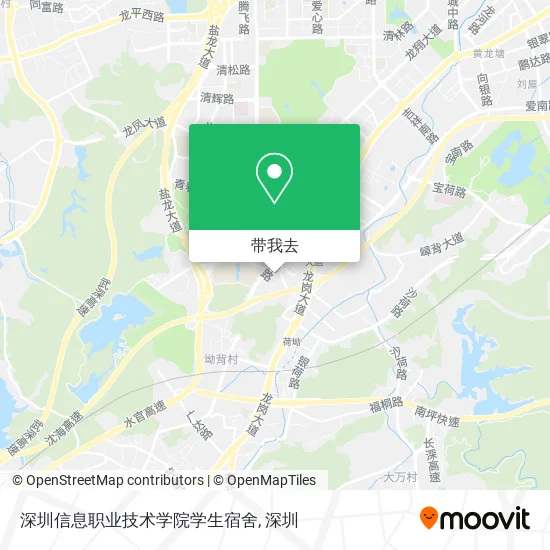 深圳信息职业技术学院学生宿舍地图