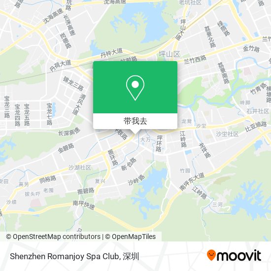 Shenzhen Romanjoy Spa Club地图