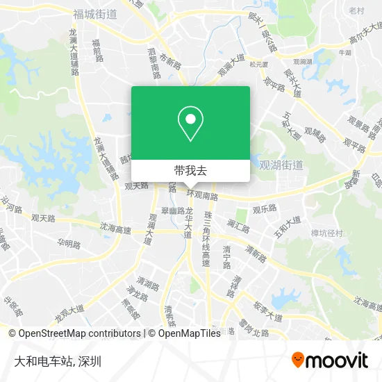 大和电车站地图