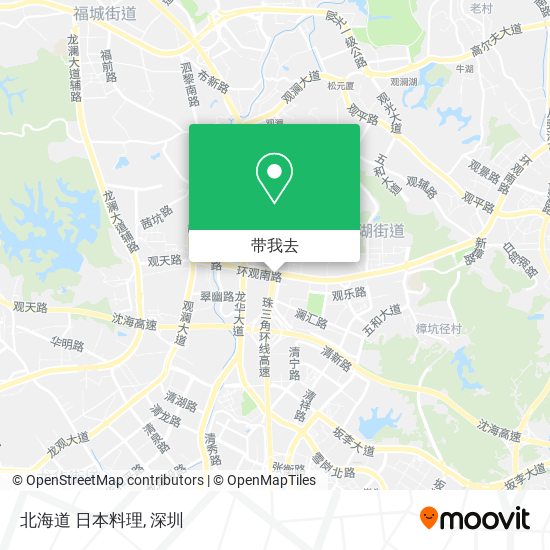 北海道 日本料理地图