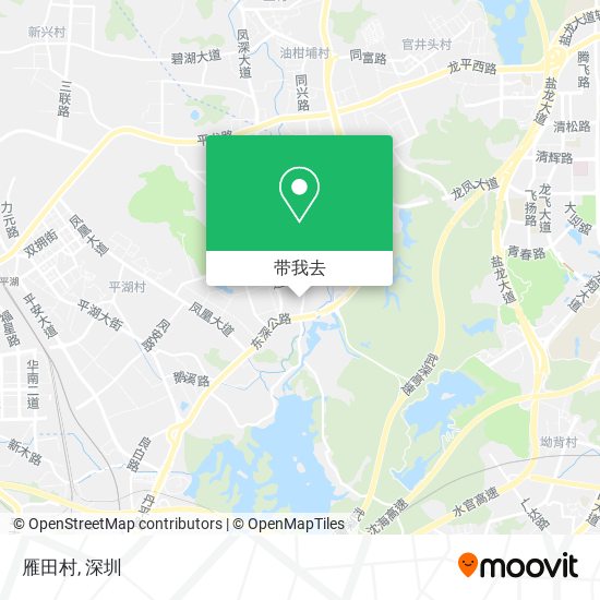 雁田村地图