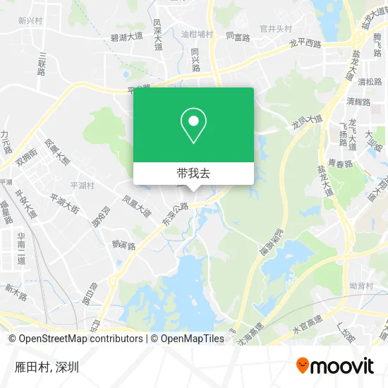 雁田村地图