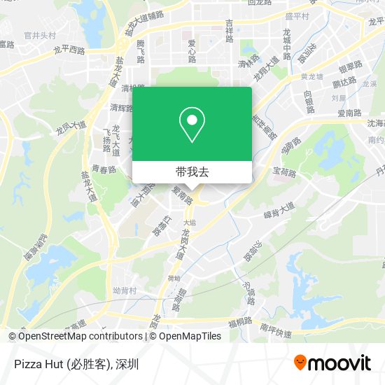 Pizza Hut (必胜客)地图