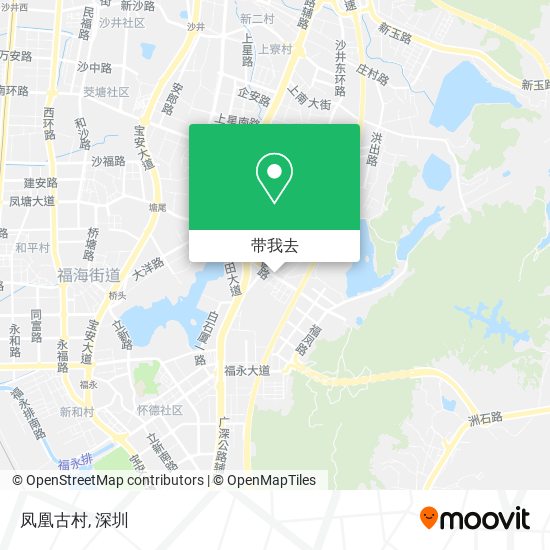 凤凰古村地图