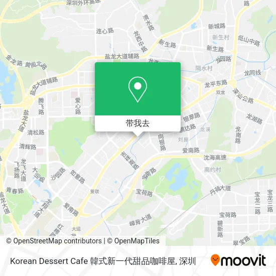 Korean Dessert Cafe 韓式新一代甜品咖啡屋地图