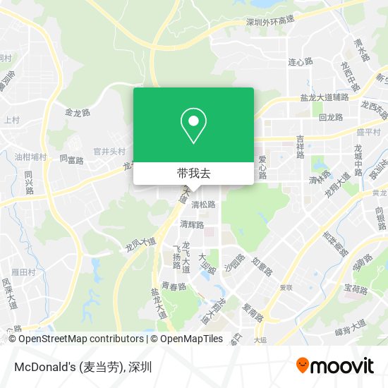 McDonald's (麦当劳)地图