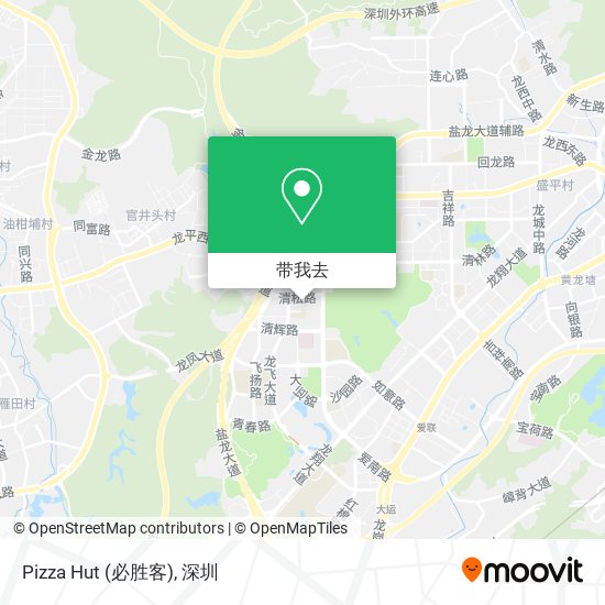 Pizza Hut (必胜客)地图