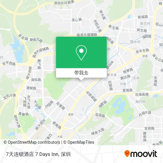 7天连锁酒店 7 Days Inn地图