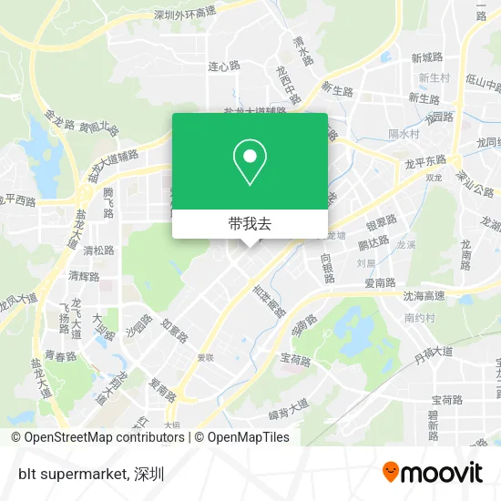 bIt supermarket地图