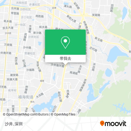 沙井地图