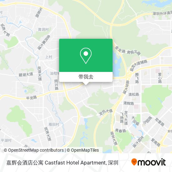 嘉辉会酒店公寓 Castfast Hotel Apartment地图