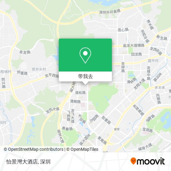 怡景灣大酒店地图