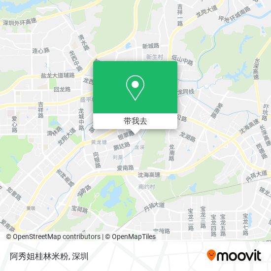 阿秀姐桂林米粉地图