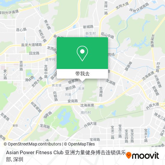 Asian Power Fitness Club 亚洲力量健身搏击连锁俱乐部地图
