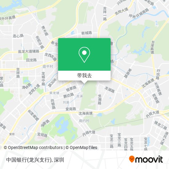中国银行(龙兴支行)地图