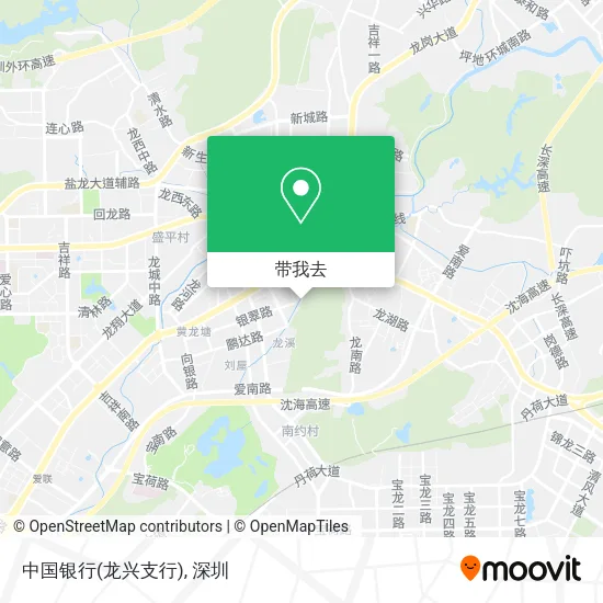 中国银行(龙兴支行)地图