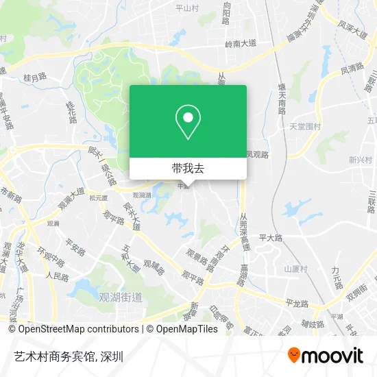 艺术村商务宾馆地图