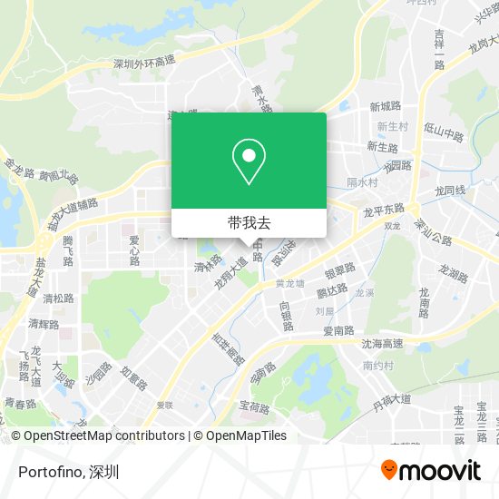 Portofino地图