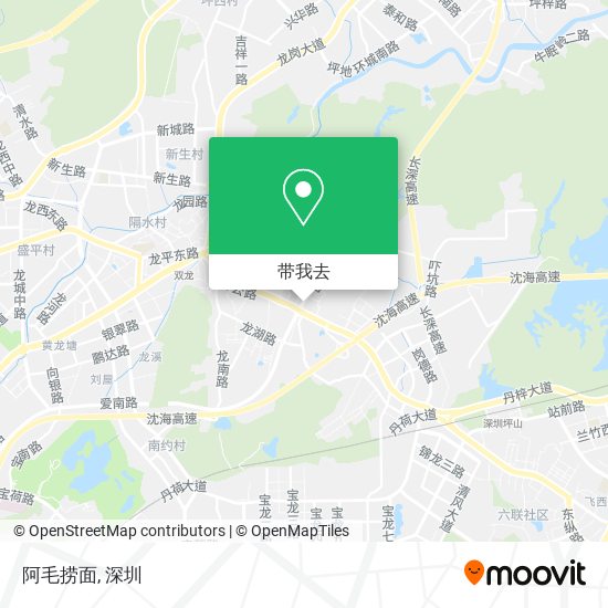 阿毛捞面地图