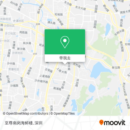 至尊南岗海鲜楼地图