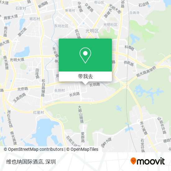 维也纳国际酒店地图
