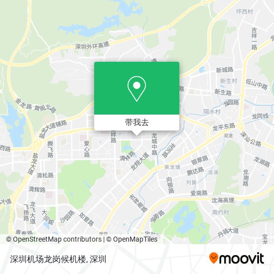 深圳机场龙岗候机楼地图