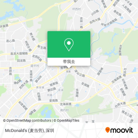 McDonald's (麦当劳)地图