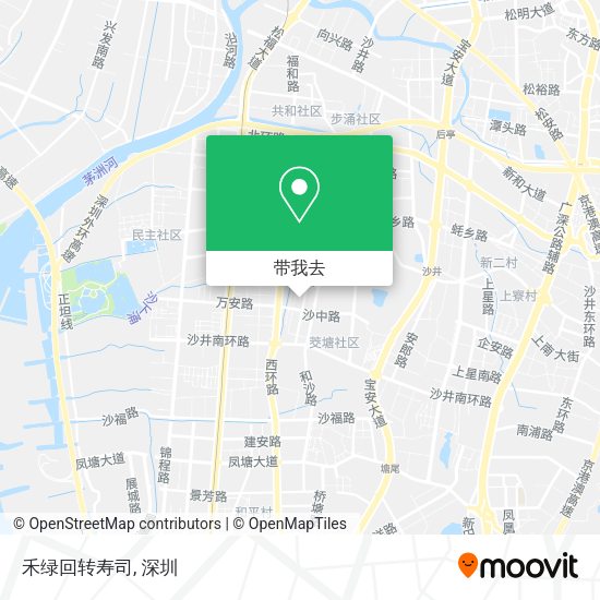禾绿回转寿司地图