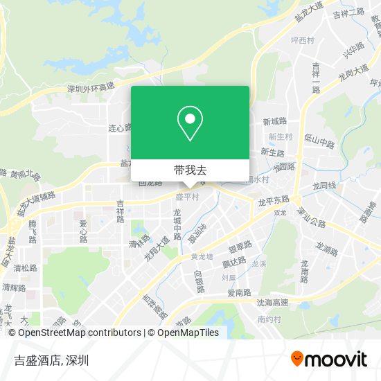 吉盛酒店地图