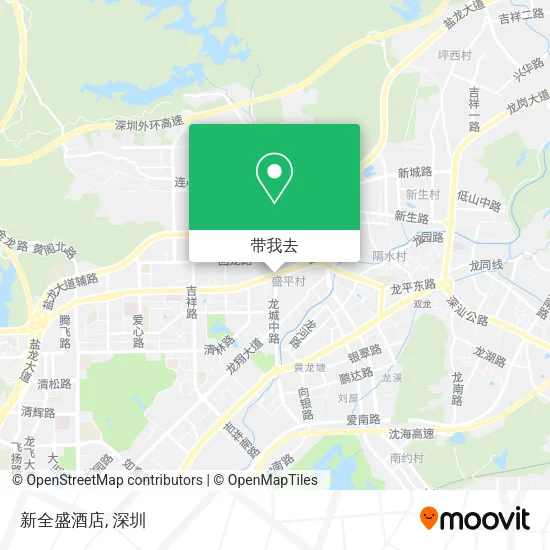 新全盛酒店地图