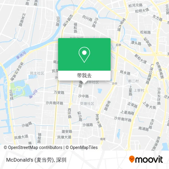 McDonald's (麦当劳)地图