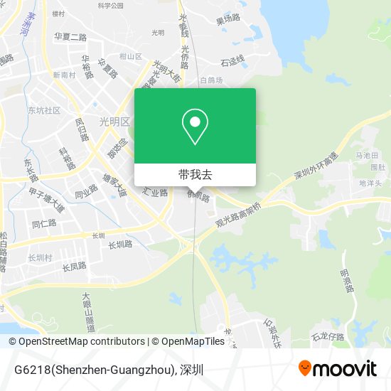 G6218(Shenzhen-Guangzhou)地图