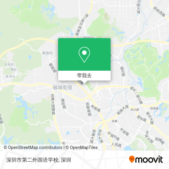 深圳市第二外国语学校地图