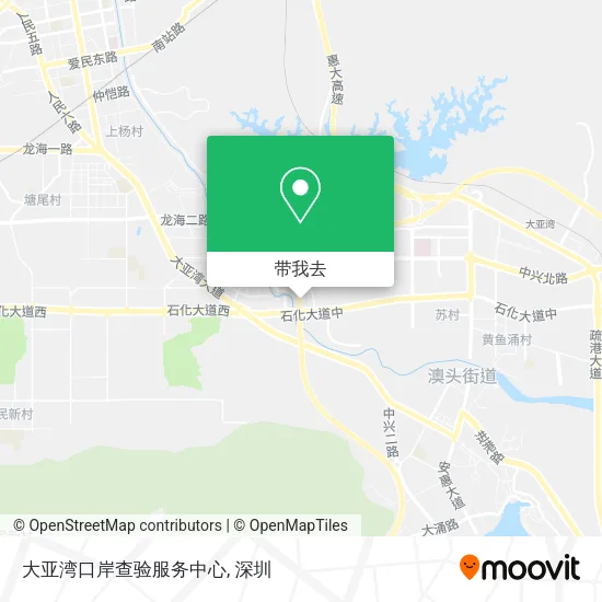 大亚湾口岸查验服务中心地图