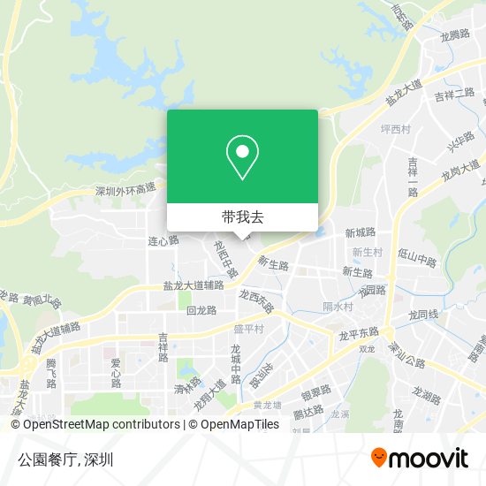 公園餐庁地图