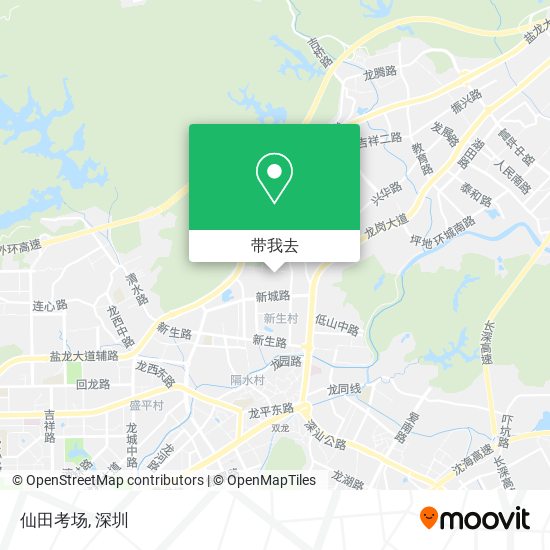 仙田考场地图