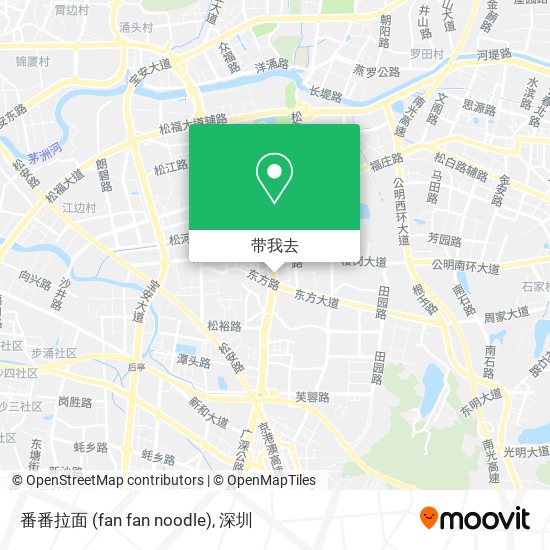 番番拉面 (fan fan noodle)地图