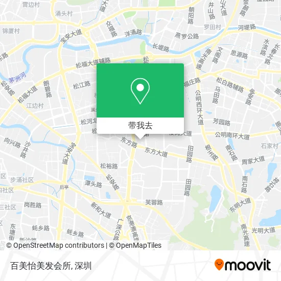 百美怡美发会所地图