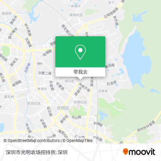 深圳市光明农场招待所地图