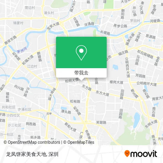 龙凤饼家美食天地地图