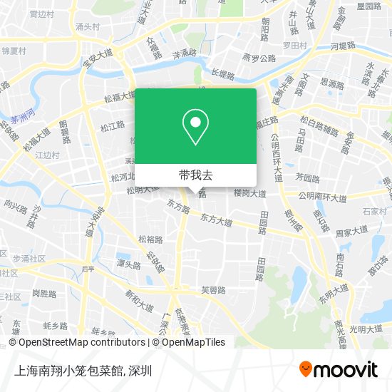 上海南翔小笼包菜館地图